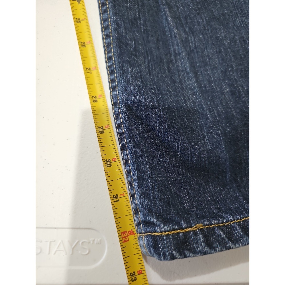 Levi's 559 Relaxed Straight Jeans Men's 38x34 Dark Wash Denim Blue - Picture 2 of 6